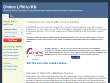 Tablet Screenshot of onlinelpntorn.net